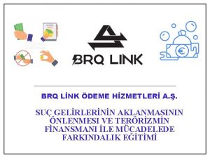 BRQ LNK DEME HZMETLER A SU GELRLERNN AKLANMASININ