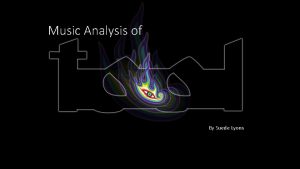 Music Analysis of By Suede Lyons About Me