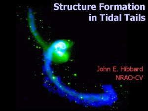 Structure Formation in Tidal Tails John E Hibbard