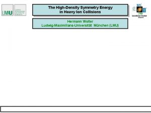 The HighDensity Symmetry Energy in Heavy Ion Collisions