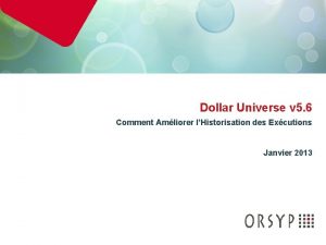 TEMPLATE Dollar Universe v 5 6 Comment Amliorer