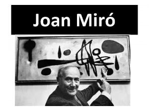 Joan Mir Brief Bio Born Joan Mir i