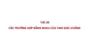 Tit 39 CC TRNG HP BNG NHAU CA