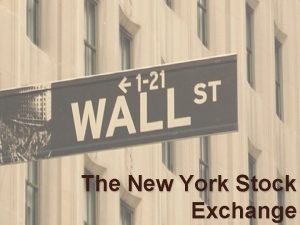 The New York Stock Exchange Historia Fue creada