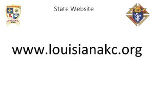 State Website www louisianakc org Desktop Version Mobile
