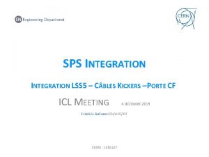 SPS INTEGRATION LSS 5 C BLES KICKERS PORTE