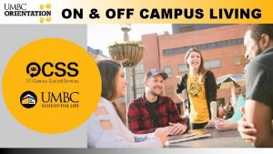 ON OFF CAMPUS LIVING COCREATING THE UMBC EXPERIENCE