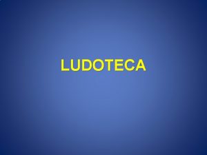 LUDOTECA SI YO PUDIERA VOLVER A VIVIR COMENZARA