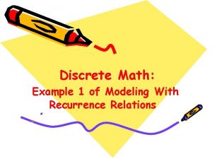 Discrete Math Example 1 of Modeling With Recurrence