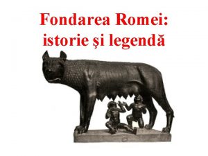 Fondarea Romei istorie i legend Peninsula Italic i