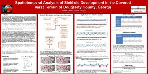 Spatiotemporal Analysis of Sinkhole Development in the Covered