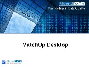 Match Up Desktop 1 Introduction Match Up Advanced