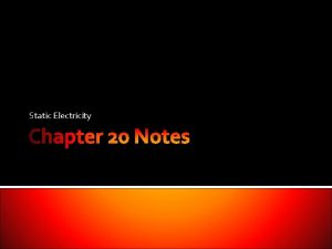 Static Electricity Electric Charge Electrostaticsthe study of electric