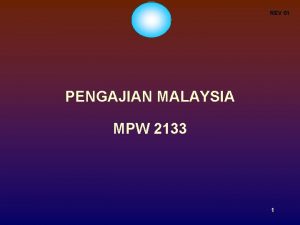 REV 01 PENGAJIAN MALAYSIA MPW 2133 1 REV