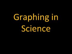 Graphing in Science Pie Graphs Pie graphs are