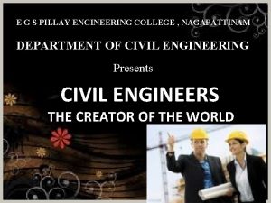 E G S PILLAY ENGINEERING COLLEGE NAGAPATTINAM DEPARTMENT