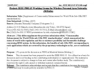 month year doc IEEE 802 15 07 0712