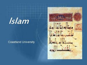 Islam Coastland University Comparison grid between Christianity and