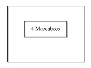 4 Maccabees Eleazarthe motherseven sons from 2 Maccabees