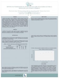 ESTUDO DA VIABILIDADE DA APLICAO DA LAMA DE