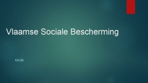 Vlaamse Sociale Bescherming KAGB Vlaanderen vergrijst 2020 1