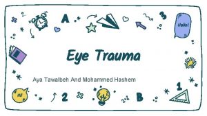 Hello Eye Trauma Aya Tawalbeh And Mohammed Hashem