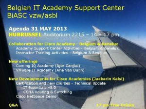 Belgian IT Academy Support Center Bi ASC vzwasbl