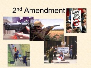 nd 2 Amendment WHAT It Says Says A