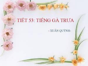 TIT 53 TING G TRA XU N QUNH