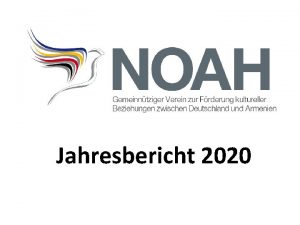 Jahresbericht 2020 Projekte 2020 Treffen mit Mitglied des