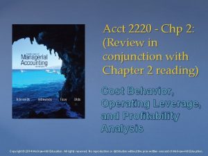 Acct 2220 Chp 2 Review in conjunction with