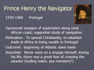 Prince Henry the Navigator 1394 1460 Portugal Sponsored