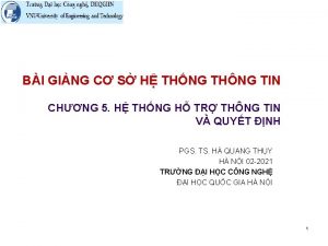 BI GING C S H THNG THNG TIN
