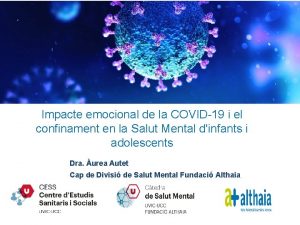Impacte emocional de la COVID19 i el confinament