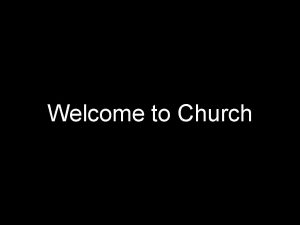 Welcome to Church In Christ Alone In Christ