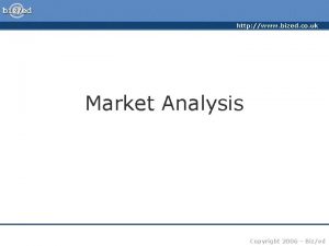 http www bized co uk Market Analysis Copyright