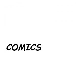 COMICS So what is a comic Calvin and