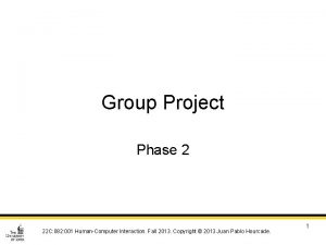 Group Project Phase 2 22 C 082 001