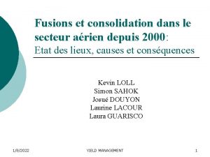 Fusions et consolidation dans le secteur arien depuis