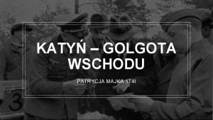 KATY GOLGOTA WSCHODU PATRYCJA MAJKA 1 T 4