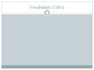 Vocabulary Unit 9 Acclamation Connotation Positive Etymology Latin