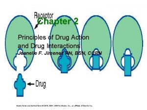 Chapter 2 Principles of Drug Action and Drug