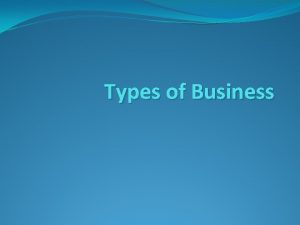 Types of Business Franchise Sole Trader Partnership Private