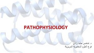 What is molecular pathology Molecular pathology is the