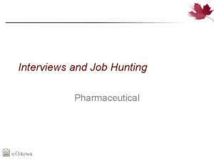 Interviews and Job Hunting Pharmaceutical Pharma jobs for