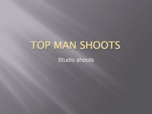 TOP MAN SHOOTS Studio shoots Camera Settings ISO