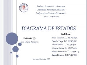 REPBLICA BOLIVARIANA DE VENEZUELA UNIVERSIDAD BICENTENARIA DE ARAGUA