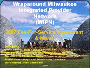 Wraparound Milwaukee Integrated Provider Network WIPN 2007 FeeForService