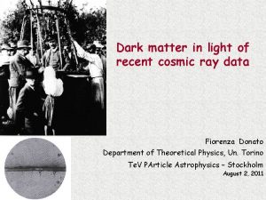Dark matter in light of recent cosmic ray