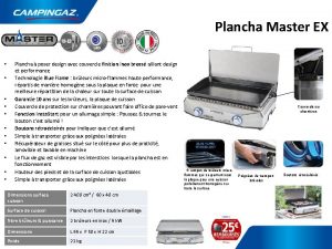 Plancha Master EX Plancha poser design avec couvercle